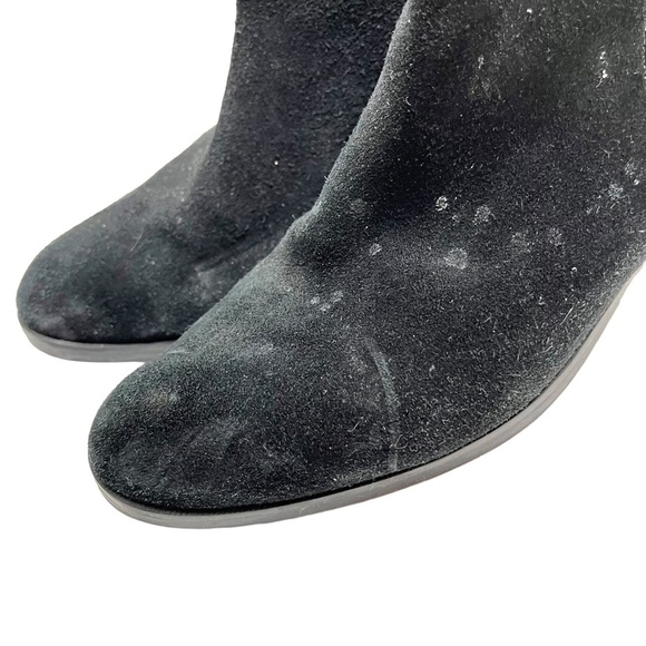 COUGAR Black Genuine Leather Suede Ankle Booties Boots Shoes WATERPROOF sz 9.5 - Picture 9 of 16